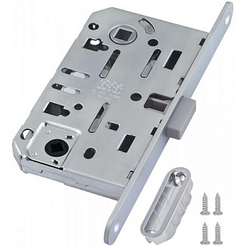 B06102.50.06 (=B04102, B05102)  Замок межк.МАГНИТ. WC(хром) тех.упак.без отв.пл.MEDIFNA POLARIS